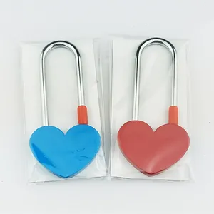 <span class=keywords><strong>Cadenas</strong></span> décoratif en forme de coeur d'amour à longue manille <span class=keywords><strong>sans</strong></span> clé - Product Image 5