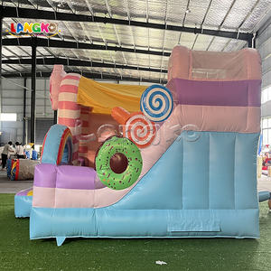 <span class=keywords><strong>บ้าน</strong></span>ลมเด็กเล่นขนาด 18 ออนซ์ พร้อมสไลเดอร์ ปราสาทลมเป่าลม ราคา<span class=keywords><strong>ถูก</strong></span> - Product Image 3