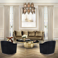 Fauteuil de luxe gonflable moderne blanc, cadre en bois massif, tissu velours, mobilier de loisirs