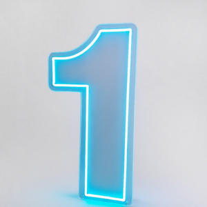 จัดส่งรวดเร็ว3ft 36นิ้ว91ซม. ความสูง0 1 2 3 4 5 6 7 8 9สี LED ตัวเลขนีออนสำหรับตกแต่งงานเลี้ยงวันเกิด - Product Image 5