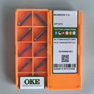MGMN300-T-2 op100% orijinal <span class=keywords><strong>CNC</strong></span> torna karbür Tungsten ekler OKE ekler için özelleştirilebilir kesme aletleri OEM stok - Product Image 6