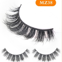 Cils artificiels en crin de cheval faits à la main Heart Girl Factory Super 3D, épaisseur 0,15 mm, effet vaporeux, noirs, réutilisables, prix bas, vente en gros