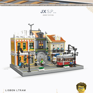 JIESTAR TOYS 3080 Pezzi Blocchi da Costruzione Educativi in Plastica ABS, Modello della Stazione Ferroviaria di Lisbona a Due Piani, Edifici Moderni per Bambini - Product Image 6