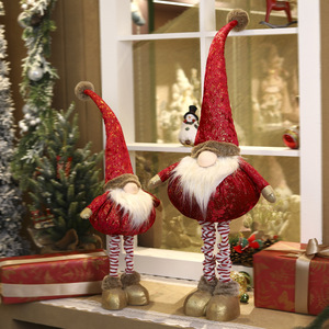Christmas Decor Christmas Angel Figurine with Bendable Standing Angel Decoration for Mantel Shelf Holiday Home Decor - Product Image 2