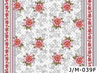 Nappe de table carrée moderne de luxe jetable, imperméable et résistante à l'huile, en PVC non tissé à 3 couches, imprimée sur mesure, pour l'extérieur, vente en gros