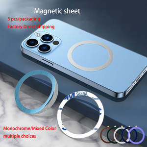 Bobines de charge sans fil, anneaux métalliques magnétiques, autocollants, feuille magnétique pour téléphone, autocollant ultra-fin 3M pour iPhone Samsung Xiaomi Huawei - Product Image 1