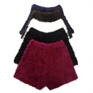 Nuevos Pantalones Cortos de Punto para Mujer, Diseño Moderno Luxe Enterprises 2026, Cintura Elástica Roja, Transpirables, Ajustados, Casuales y Elegantes - Product Image 2