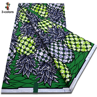 100% algodón tela de impresión de cera Africana diseño africano Capulana Ankara Pagne Batik Nigeria telas de cera Tissu African