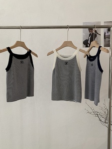 Nouveau <span class=keywords><strong>Gilet</strong></span> en Maille Tricotée Décontracté Sans Manches pour <span class=keywords><strong>Femme</strong></span> – Collection <span class=keywords><strong>Été</strong></span> - Product Image 2