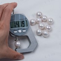 Perles d'eau douce naturelles Edison 14-15 mm, perles à texture naturelle, lustre naturel, perles en vrac pour la fabrication de bijoux, vente en gros