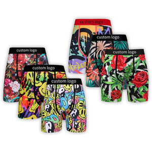 Calzoncillos Boxer para Hombre CELINNE, de Poliéster y Elastano de Alta Elasticidad, con Estampado Personalizado, Absorbentes, para Fitness - Product Image 1