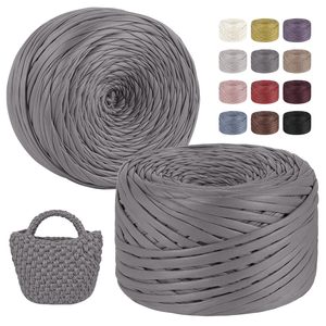 Hilo de Cuero Sintético Mate de 200g para Tejer Bolsos a Mano, Hilo de Camiseta para Tejer Bolsos Hechos a Mano, Venta al Por Mayor - Product Image 5