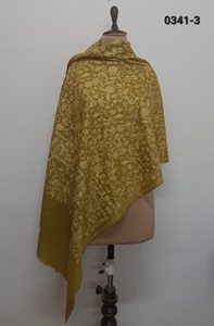 100% <b>Wool</b> With Fine Embroidery <b>Shawls</b> Or Scarf - Product Image 6