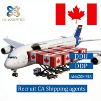 Logistique d'expédition de fret porte-à-porte, import, DDP, DDU, service de consolidation, transport aérien vers le Canada, livraison FBA