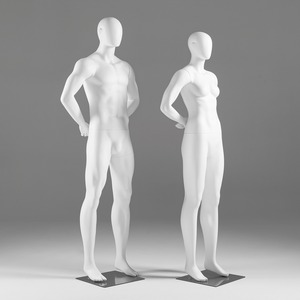 Maniquíes de Exhibición de <span class=keywords><strong>Cuerpo</strong></span> Completo y Torso en Blanco Mate Premium - Product Image 3