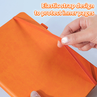 Cuaderno de Lujo Personalizado al por Mayor con Logotipo Personalizado, Tapa Dura, Papel Personalizado, A5, Bonito Cuaderno de Cuero PU para la Escuela