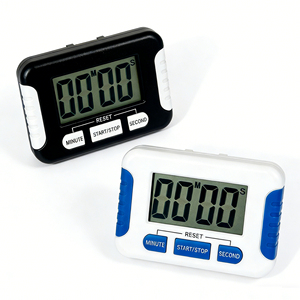 <span class=keywords><strong>Minuteur</strong></span> de cuisine numérique de bureau BSCI avec grand écran LCD, <span class=keywords><strong>chronomètre</strong></span> électronique <span class=keywords><strong>en</strong></span> plastique, piles AAA, utilisation facile, aimant, pour la maison et le laboratoire - Product Image 3