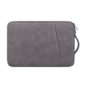 Women Girl's New Arrival for Pink PU Leather Laptop Sleeve Durable Double Storage with Large Capacity and Lightweight Design - Product Image 4
