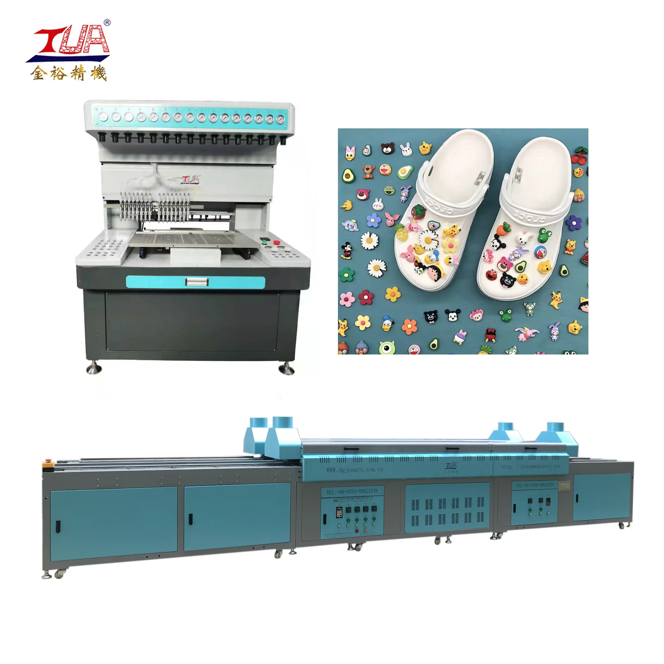 2023 New Crocs Shoes Making Machine Rubber Slippers Machine Beach Sandals Making Machine