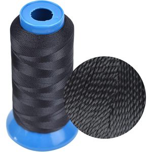 Fil de tissage noir pour perruques, connecteurs, 1500 yards, fil de polyester 210D pour extensions capillaires à usage domestique - Product Image 4