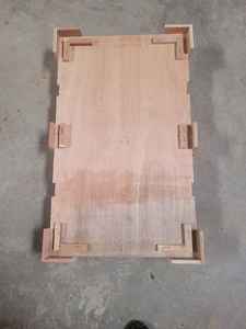 แผ่นไม้แบบ2ทางสำหรับการใช้งานทั้งหมดพาเลทสำหรับจัดส่งแบบกำหนดเองไม้สน2ทาง4ทาง - Product Image 4