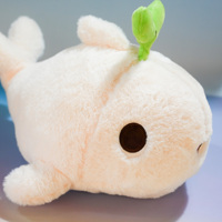 Boneka Paus Lucu, Mainan Hewan Laut Lembut, Boneka Paus Putih Kawaii, Hadiah Khusus Untuk Anak-Anak