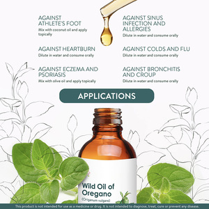 Aceite de Orégano Silvestre OEM en Gotas Líquidas, Alto Contenido de Carvacrol (92%), Destilado al Vapor, GMP, para Apoyo Inmunológico y <span class=keywords><strong>Salud</strong></span> Intestinal - Product Image 4