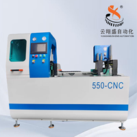 Scie à découper l'aluminium CNC de haute précision sur mesure avec broche à entraînement direct et alimentation automatique pour le traitement industriel des profilés