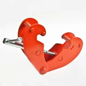 TBC type I Beam Clamp TBC style adjustable lifting steel girder beam clamp of chain hoist for lifting 1t 2t 3t 5t 10t