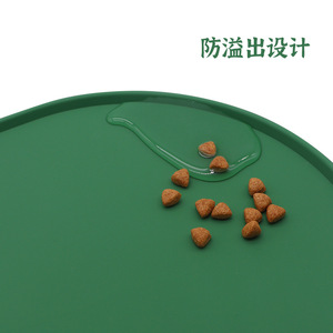 Tapis en silicone imperméable et anti-fuite pour animaux de compagnie – Tapis d'alimentation pour chiens et chats – Fournitures transfrontalières pour animaux de compagnie – Chiens et chats - Product Image 3