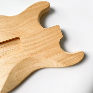 อะไหล่เปลี่ยนตัวกีตาร์และลำตัวกีตาร์แบบทำมือที่ยังไม่เสร็จ - Product Image 6