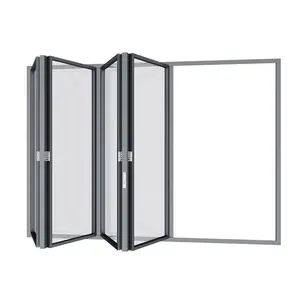SAINTY Aluminum Folding Door With Invisible Hinges