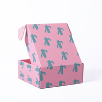 Boîte d'emballage en carton ondulé écologique avec logo personnalisé, gaufrage, revêtement UV, doublure en éponge, taille et forme personnalisables