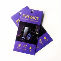 Boîte d'emballage neutre et universelle pour protecteur d'écran en verre trempé portable avec dossiers
