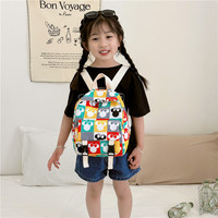 Sacs à dos d'école portables pour la maternelle, sacs à dos de dessin animé mignons Mickey Minnie, sacs à dos en nylon haute capacité pour enfants