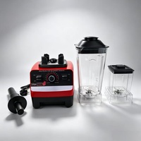 Blender Robot Multifungsi 4500W 2 Cangkir, Penghancur Es, Pembuat Smoothie, Mixer untuk Penggunaan Komersial dan Rumah Tangga