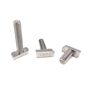 <strong>T</strong> <strong>Bolt</strong> Stainless Steel A2/A4 Material Plain Finish M8-48 Din186 - Product Image 3