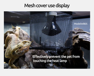 REPTIZOO 0.8 Gal 2.9 L siyah silindirik evcil hayvan kafesi tamamen kapalı tel örgü kafes tel örgü sepet - Product Image 3