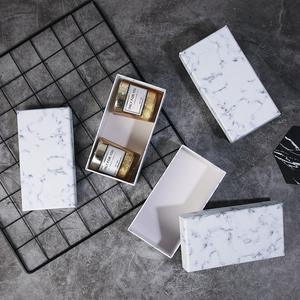 Boîte à bijoux de haute qualité en marbre noir et blanc, différentes tailles pour pendentifs et bracelets, emballage en carton en gros, fabrication en usine - Product Image 6