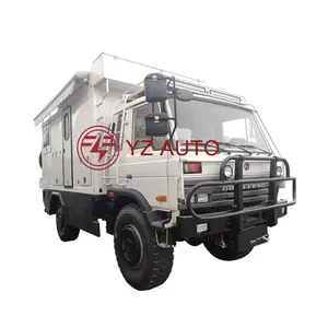 Mới/Sử dụng dongfeng AWD 4x4 6x6 off-road RV Camper 4x4 mini xe tải RV motorhomes 4 bánh xe lái xe RV với tủ lạnh cực kỳ nhỏ