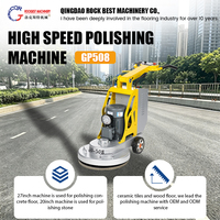 Machine électrique de polissage de sols en marbre avec double masse de poids en fer, polisseuse professionnelle pour carrelage et pierre pour chantier de construction