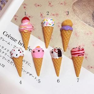 Venta de Fábrica: Conos de Helado, Dulces, Cabochones Kawaii para Manualidades, Suministros para Decoración de Fundas de Teléfono y Slime - Product Image 1