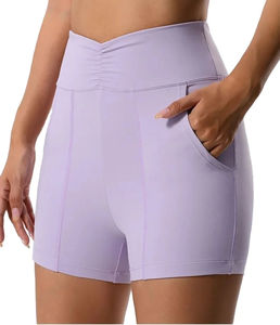 Shorts de Yoga de Cintura Alta para Mujer, Shorts Deportivos Cómodos para Gimnasio, Correr, Ropa Deportiva, Shorts de Yoga 2026 - Product Image 4