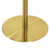 Pieds de tabouret de bar en acier inoxydable de luxe, réglables en hauteur, dorés, pour installation facile – Approvisionnement direct usine