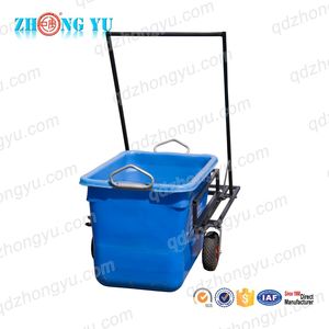 Reinforced <strong>Tub</strong> Transport Trolley Powder Coated Universal Container <strong>Dolly</strong> for Heavy Duty Plastic Mixing <strong>Tubs</strong> - Product Image 4