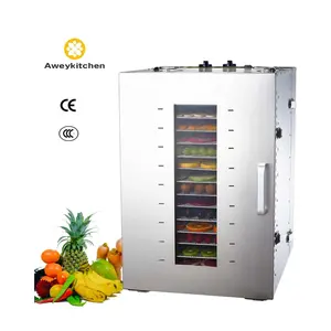 Hot sale food dryer Família Healthy Food Meat Dehydrator Jerky com 16 camadas desidratação bandeja