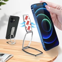 Support de téléphone portable rotatif pliable en alliage d'aluminium étanche magnétique réglable en hauteur pour