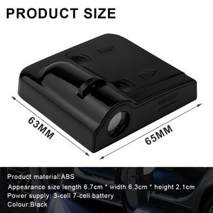 Jhs - Luces de Bienvenida LED Personalizadas con Logotipo para Puertas de Coche, Emblema con Símbolo Automotriz, Luces de Escalón, Modelo 0221, 12 V, 3 W, para Puertas de Coche - Product Image 2