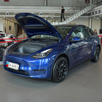 Tesla Model Y 2025 d'occasion, couleur noire, longue autonomie, transmission intégrale, moteur de type 3D7