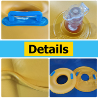 Lanjing Lazy River 0.75mm/1mm Équipement de loisirs aquatiques Flotteur de piscine extérieure Parc aquatique Tube flottant pour la natation